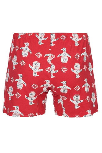Elmo Herren Boxershorts aus Baumwolle Italian Fashion - rot 