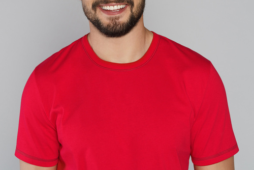 Narwik Herren Kurzarm-Pyjama, lange Hose Italienische Mode- rot/print