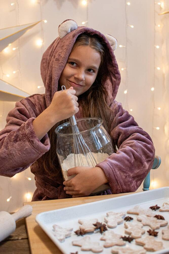 730 Serena Forex Kinder-Bademantel - Berry