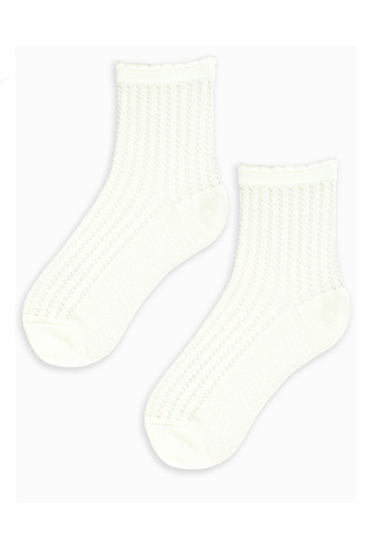 SB126 Noviti Damensocken aus Seide – ecru