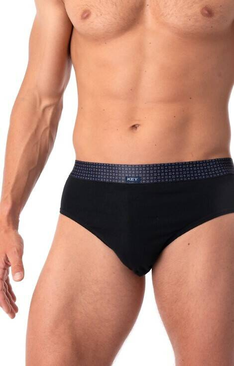 MPP 237 B25 Herren Slips 2er-Pack Key - Schwarz-Marineblau