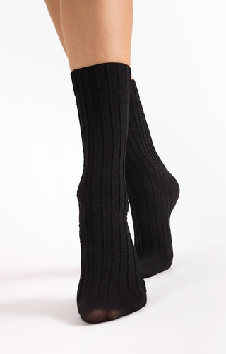G 1193 Basico Socken 40den Fiore schwarz