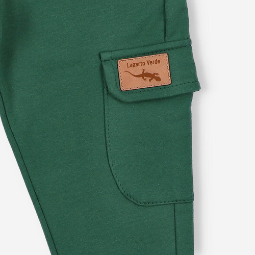 KAR-0042/ZIE Cargo-Jogginghose für Jungen Lagarto Verde grün
