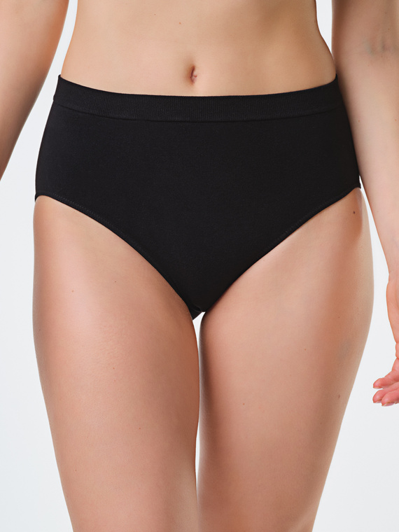 Spiman NATURE Nero Bambus-Slips mit hohem Bund, atmungsaktiv und komfortabel