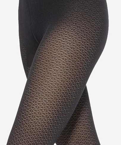 Loretta 159 Gatta Damenstrumpfhose – gemustert, 50 den, matt – Nero