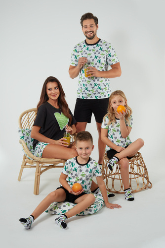 Picos Kinderschlafanzug Italian Fashion - Druck/Schwarz