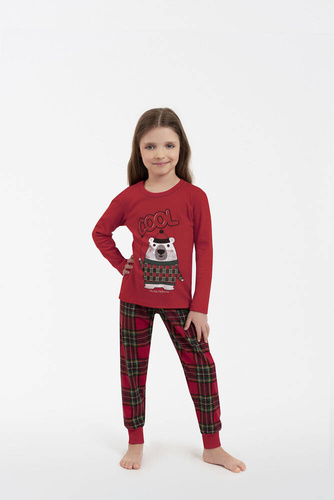 Tess Kinderpyjamas Italian Fashion - rot/print 