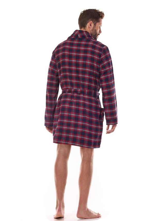 2470 Ben L&L Herrenbademantel – Marineblau