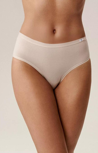 3CLP-004 Atlantic weinrosa-beige – Klassische Damen-Slips im 3er-Pack aus Baumwolle