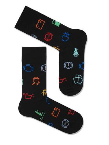 0125-085 Controls Milena Herrensocken – Schwarz
