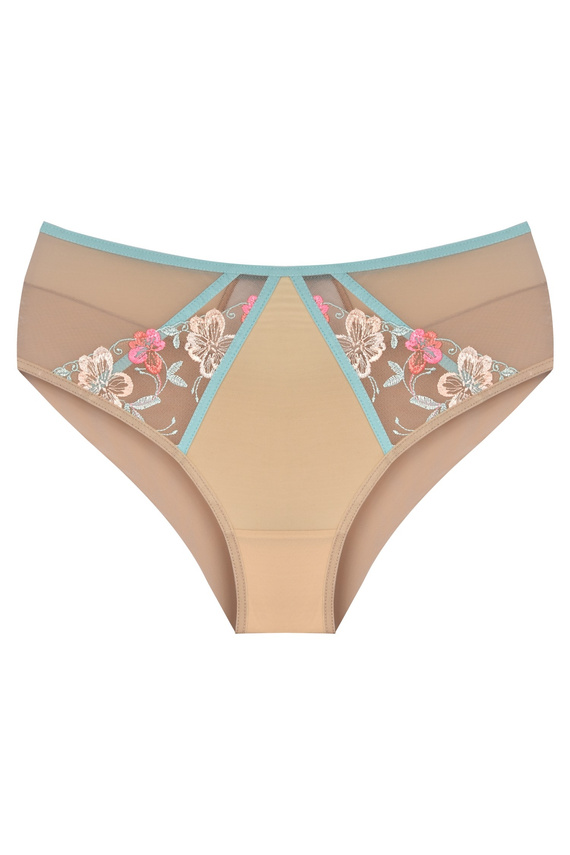 Mediolano Romantic 19248 Slip beige Stickerei Damen bequem elegant