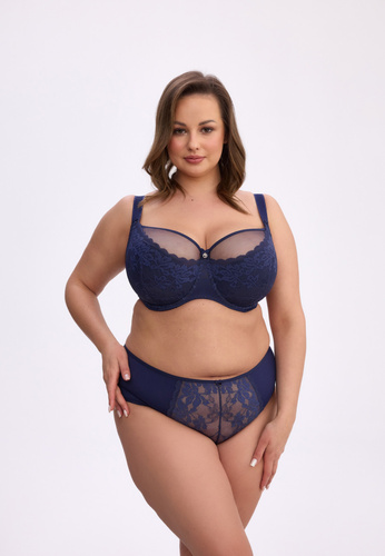 BSM 1058 Sonia halbgepolsterter Maxi-BH Gaia - blau
