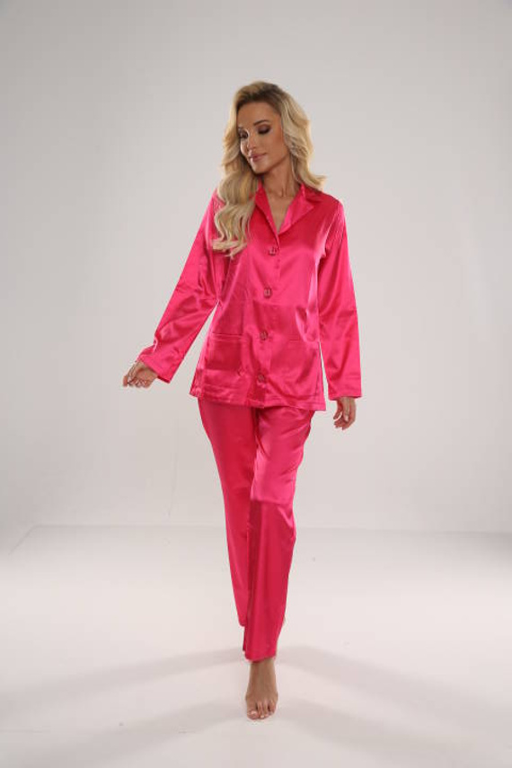 934 Classic Forex Damen Schlafanzug - Himbeere