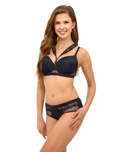 2500 Lupoline Push-up-BH - schwarz