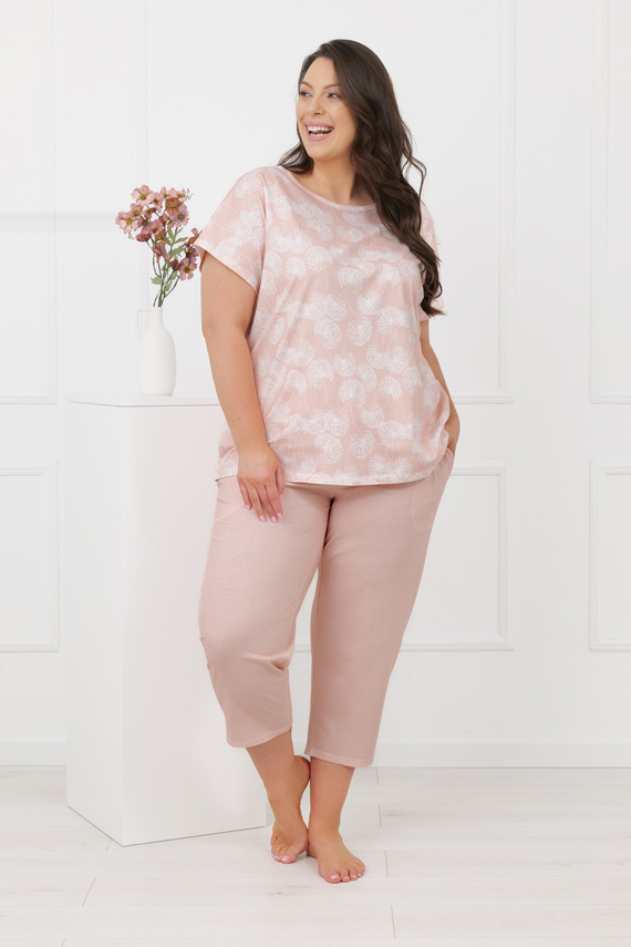 Pyjama KALINA Italian Fashion – 100% Baumwolle, 3/4