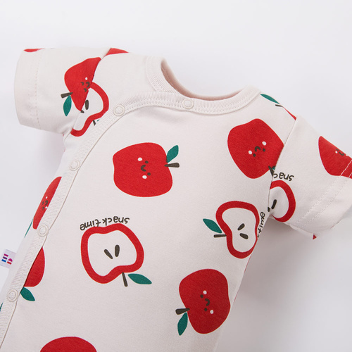 Baby Body Eevi Snack Time Kurzarm Baumwolle elastisch bequem