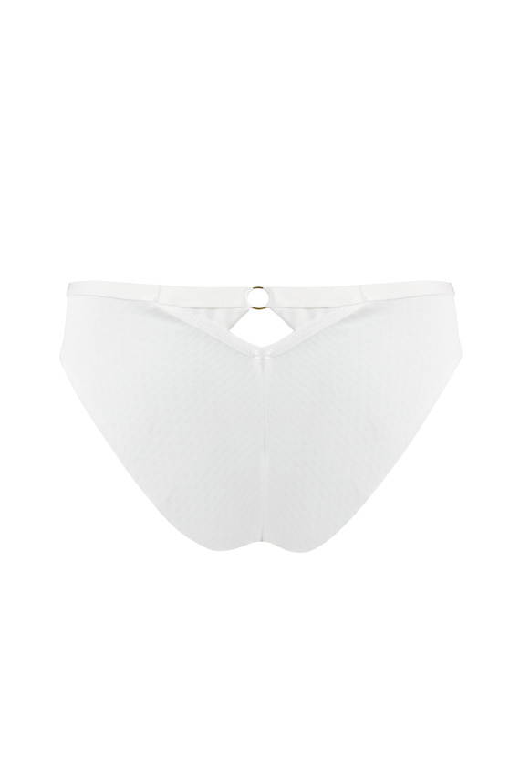 Mediolano Pure 19260 weiße elegante Damen Brazilian Slip aus Spitze