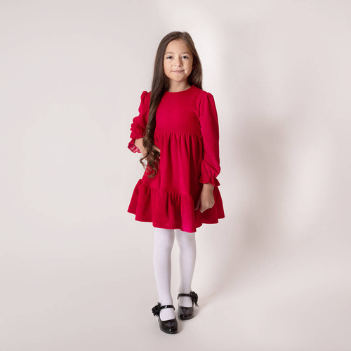 163180 Kleid für Mädchen „Magic of Christmas“ Nicol – rot