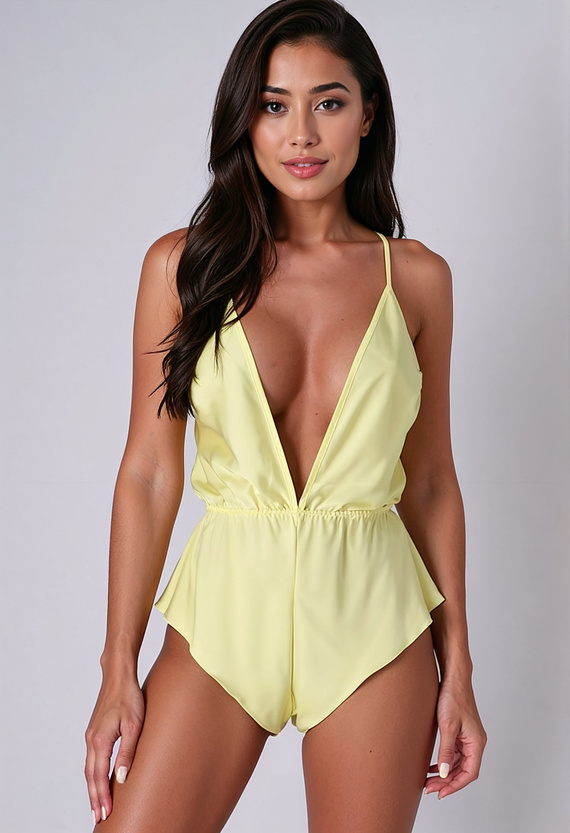 Sensie Body Lemon Passion gelb – eleganter Damen-Body