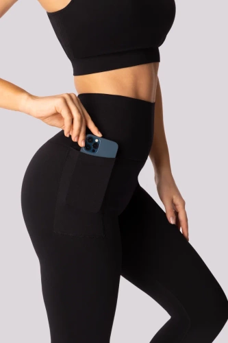 Base Damen-Leggings Mona schwarz