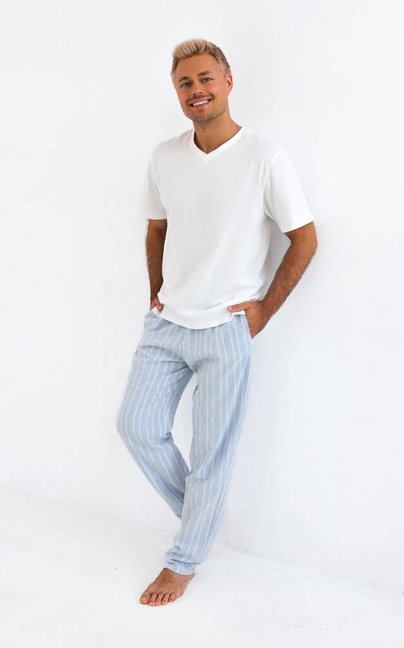 David Sensis Schlafanzug für Männer - Perle