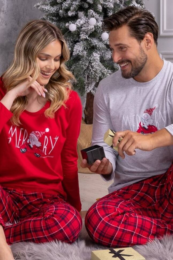 1530 Palia Leveza Damenpyjama rot