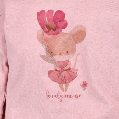 Nini Baby-Body Little Mouse 100% Bio-Baumwolle, hergestellt in Polen