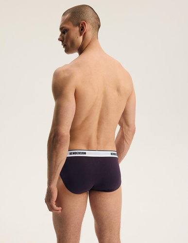 Henderson Free 45786 Herren-Slips 2er-Pack Baumwolle Marineblau