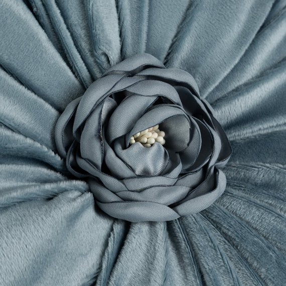 Dekokissen Flores Eurofirany Blume Ø40 cm blue