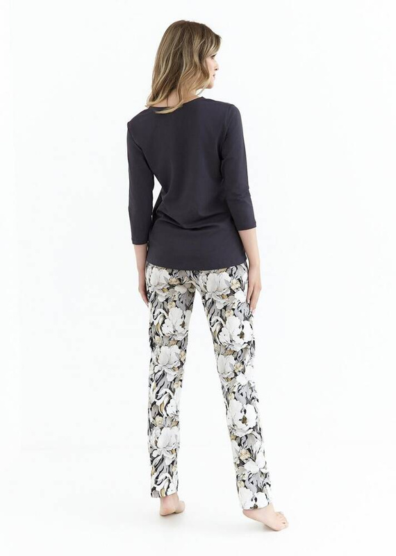 416 Cana Damenpyjama – Graphit