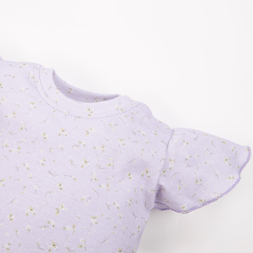 Meadow Eevi Kurzarmbluse – Lila