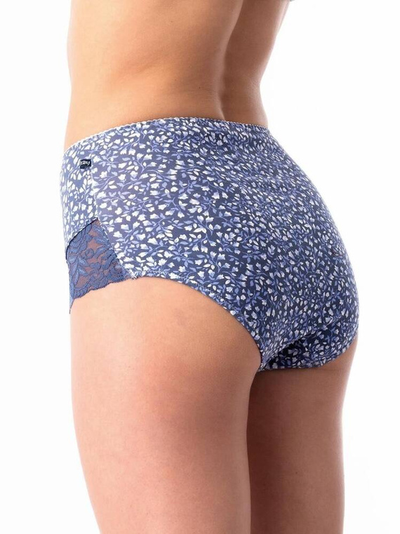 LPF 526 A'2 Damen-Slips 2er-Pack Key, weiß, marineblau