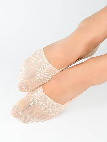 SN048 Noviti Damen-Ballerinas – Hellbeige