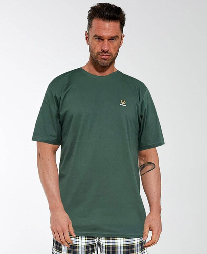 326/182 Nature II Herrenpyjama Cornette grün