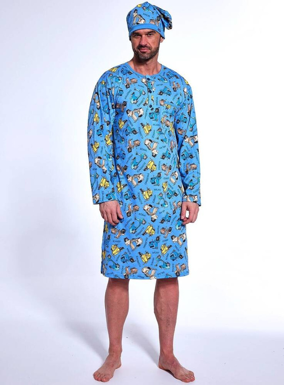 110/32 Cornette Herrenhemd, Marineblau