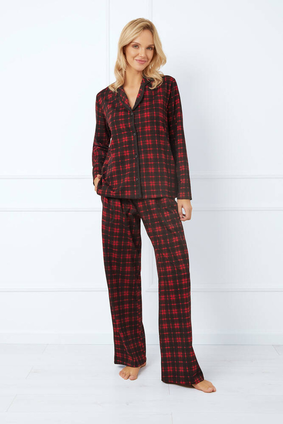 Nicola Damen Schlafanzug lange Ärmel, lange Hose Italian Fashion - Druck