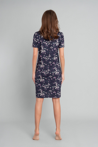 Evita kurzärmeliges Nachthemd Italian Fashion - Druck 