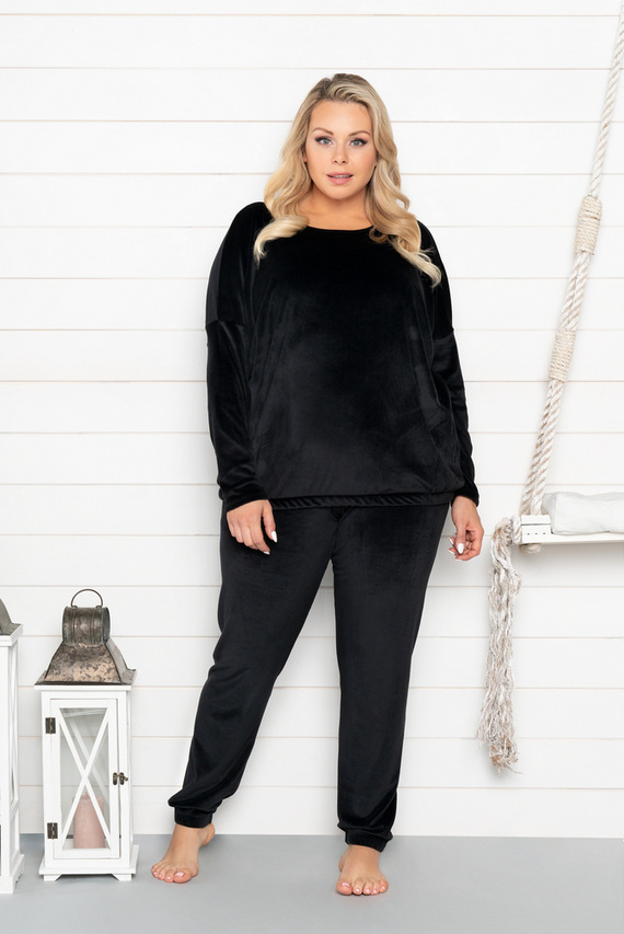 Juga Women's Long Set. ärmel, Länge. italienische Mode Kamelhosen 