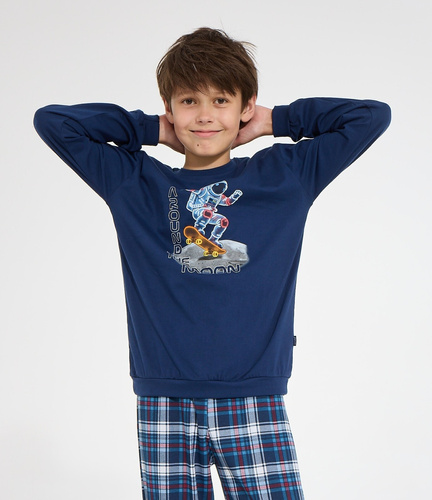 Jungen-Pyjama Cornette Young Boy 966/191 Astronaut 100% Baumwolle