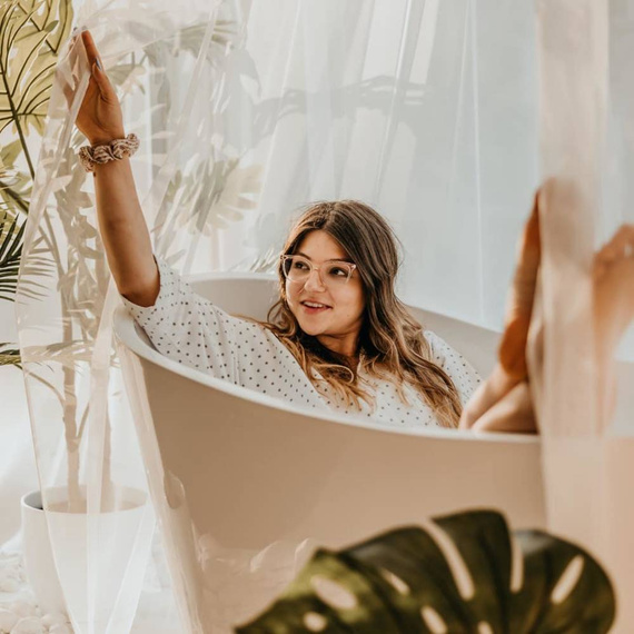 605 Perla Kurzer Forex Morgenmantel für Damen - ecru