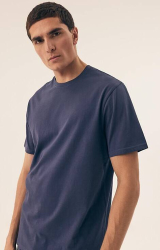 42601 Shore Herren-Pyjama Core Henderson – stahlblau