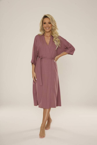 942 Visa Langer Bademantel De Lafense - berry