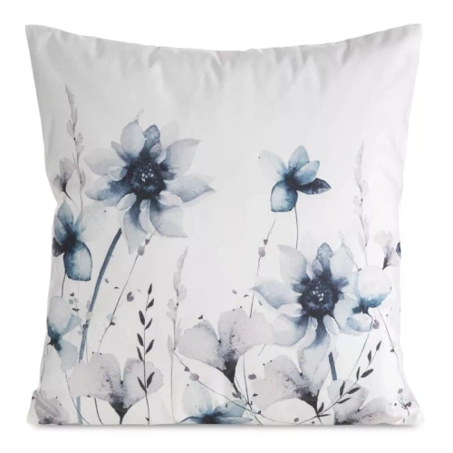 Kissenbezug 45x45 Mink 37 Eurofirany Samt Blumen dekorativ