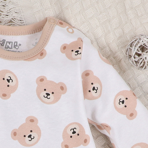 ABN-5362 Sweet Bears Nini Kleid aus Bio-Baumwolle