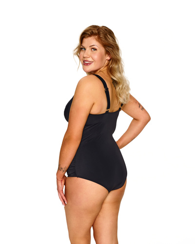 Damen Badeanzug Lupoline Zenith schwarz soft ohne Bügel formend