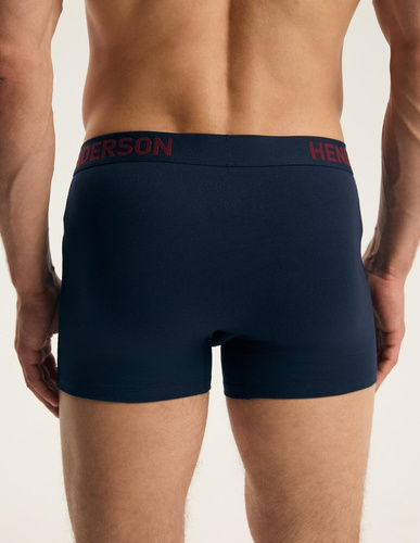 Henderson 45486 Fawn Herren Boxershorts 2er-Pack Baumwolle mit breitem Logo-Bund