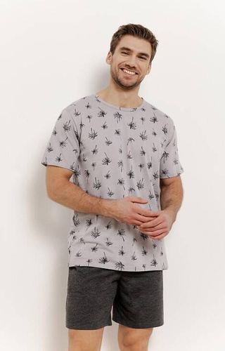 3391 Archie Herrenpyjama Taro – Palmen