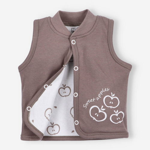 ABN-5306/CZE Happy Apples Nini Weste aus Bio-Baumwolle