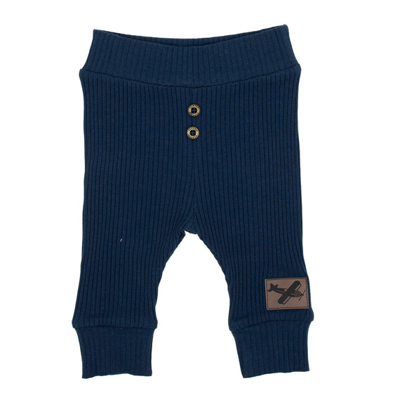 219016 Willy Nicol Babyhose – Baumwolle, Marineblau, gerippt