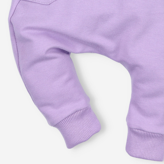 ABN-4517/LIL Nini Jogginghose aus Bio-Baumwolle mit Taschen, Flieder